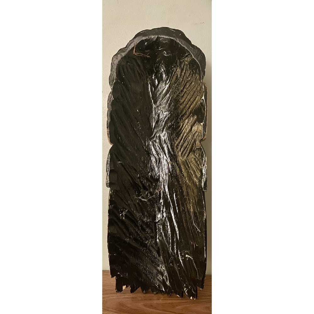 Carved Wooden Bearded Man, Face Decor Australia, - Picture 4 of 4